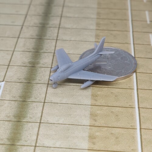 F86佩刀战机 树脂白模 1/350/700飞机战机微缩模型 AC035