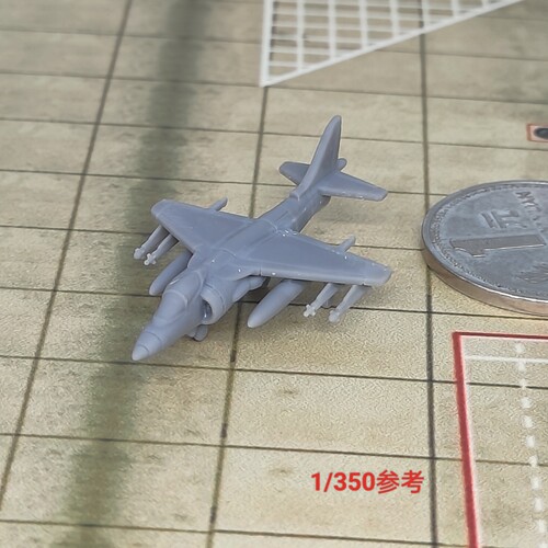 AV8B鹞式战机 树脂白模 1/350/700飞机战机微缩模型  AC021
