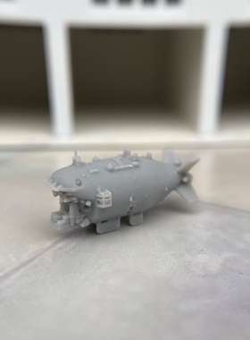 蛟龙号潜水器 树脂白模 1/350/700船舶舰艇微缩模型 WS006