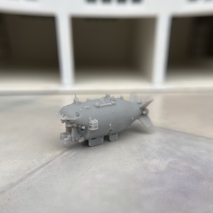 蛟龙号潜水器 树脂白模 1/350/700船舶舰艇微缩模型 WS006
