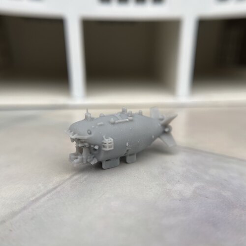 蛟龙号潜水器 树脂白模 1/350/700船舶舰艇微缩模型 WS006