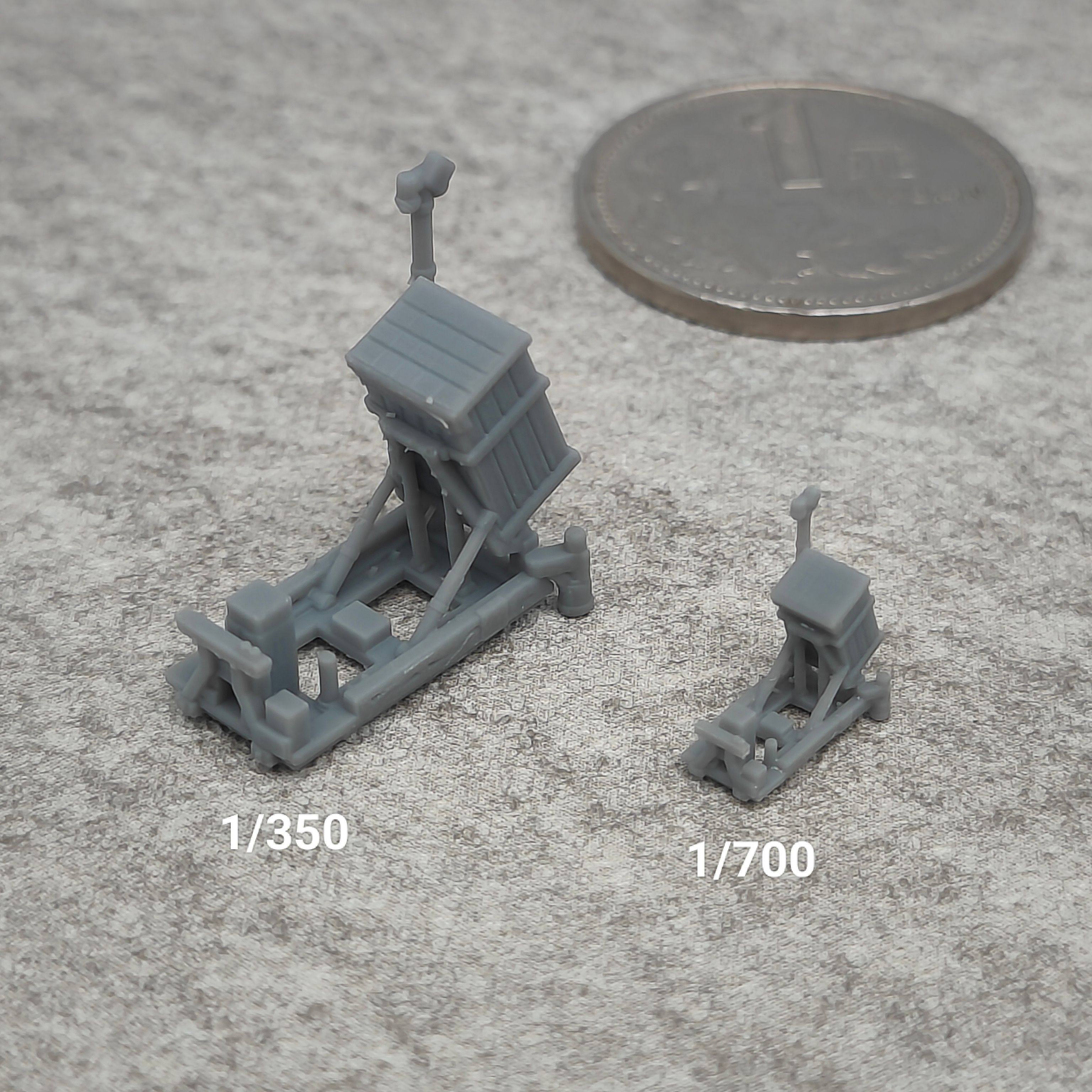 铁穹防空系统 树脂白模 1/350/700坦克战车微缩模型 TK842