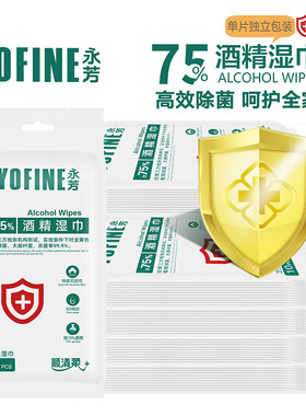 2409 酒精湿巾10片独立装10包组合