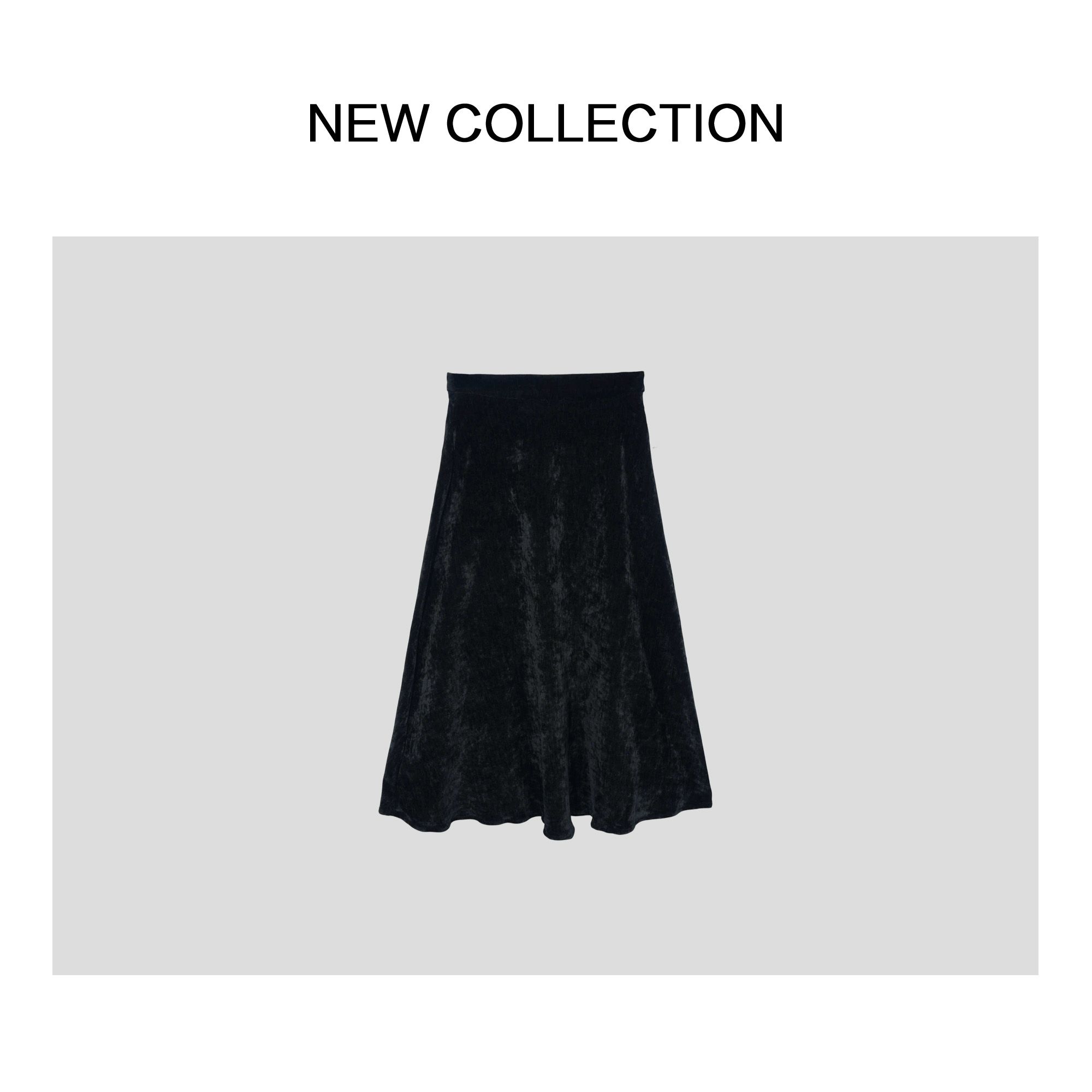 女士优雅百搭黑色长裙 E5F56010