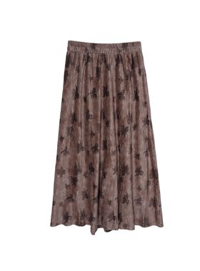 E3F58013复古优雅高腰格子半身裙-8013裙子半裙