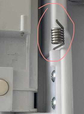 卡萨帝冰箱门弹簧 海尔冰箱门弹簧门 BCD-435WDCAU1 立梁挡板弹簧