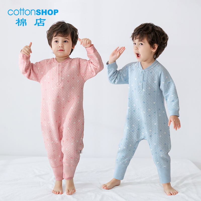 保暖连体睡衣儿童棉店