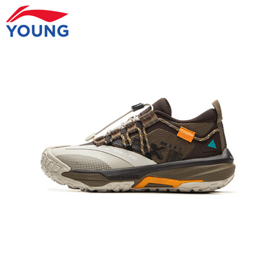 李宁儿童户外鞋青少年耐磨运动鞋