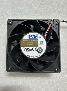 适用 AVC 12038 2B12038B12U 12V 4.66A 12cm散热风扇