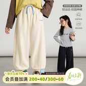 儿童裤 NORNOR陈大猪童装 中大童束脚卫裤 2026春季 子薄 女童运动裤