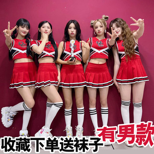 gidle女團同款 爵士舞蹈表演服中大學生運動會拉拉隊啦啦操打歌服