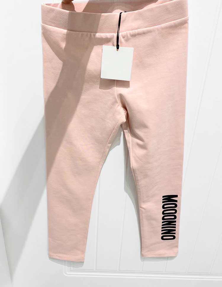 mos潮牌童装女童打底裤春秋新款字母儿童裤子宝宝长裤薄款弹力裤