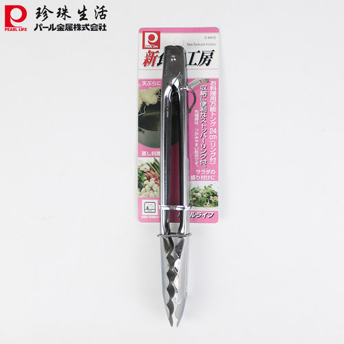 珍珠生活烧烤夹不锈钢带锁扣