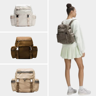 LU露露Wunderlust14L盖帽双肩包大容量运动登山旅行包户外运动