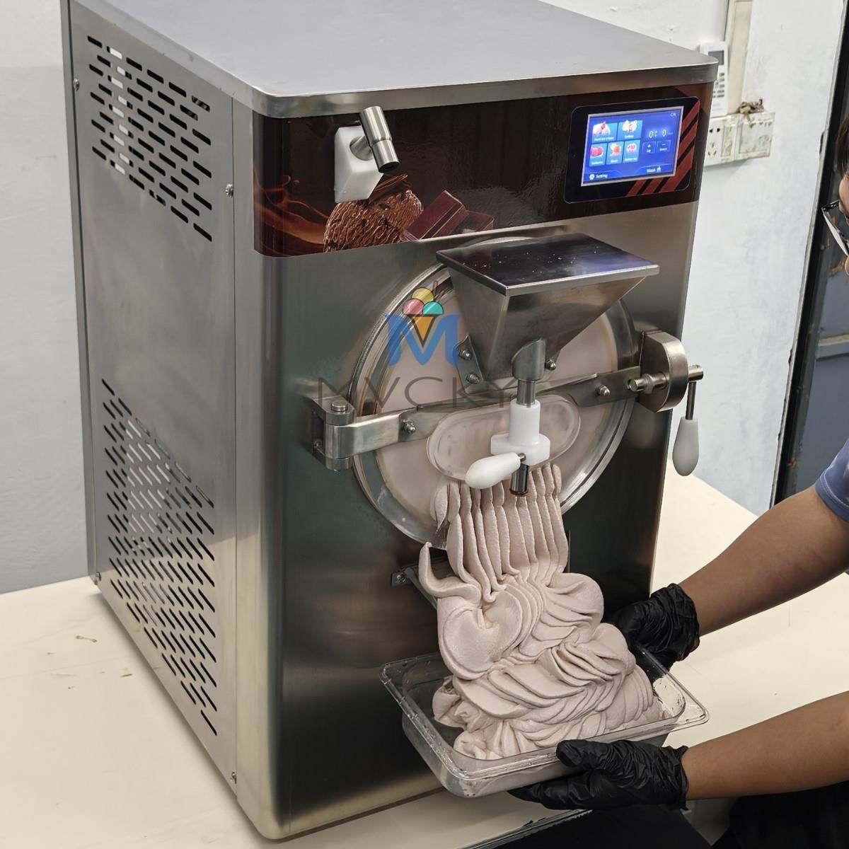 32L商用硬质冰淇淋机意式gelato设备硬冰激凌机硬冰机绿豆沙冰机