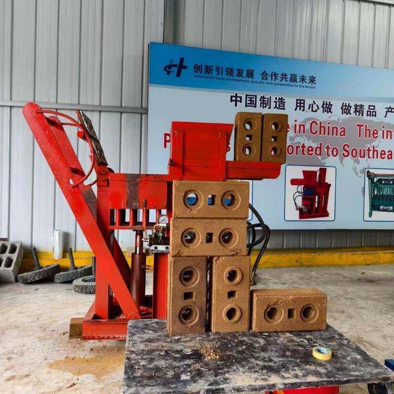 跨境销售免烧水泥制砖机工业废料打砖机半自动面包砖制砖机