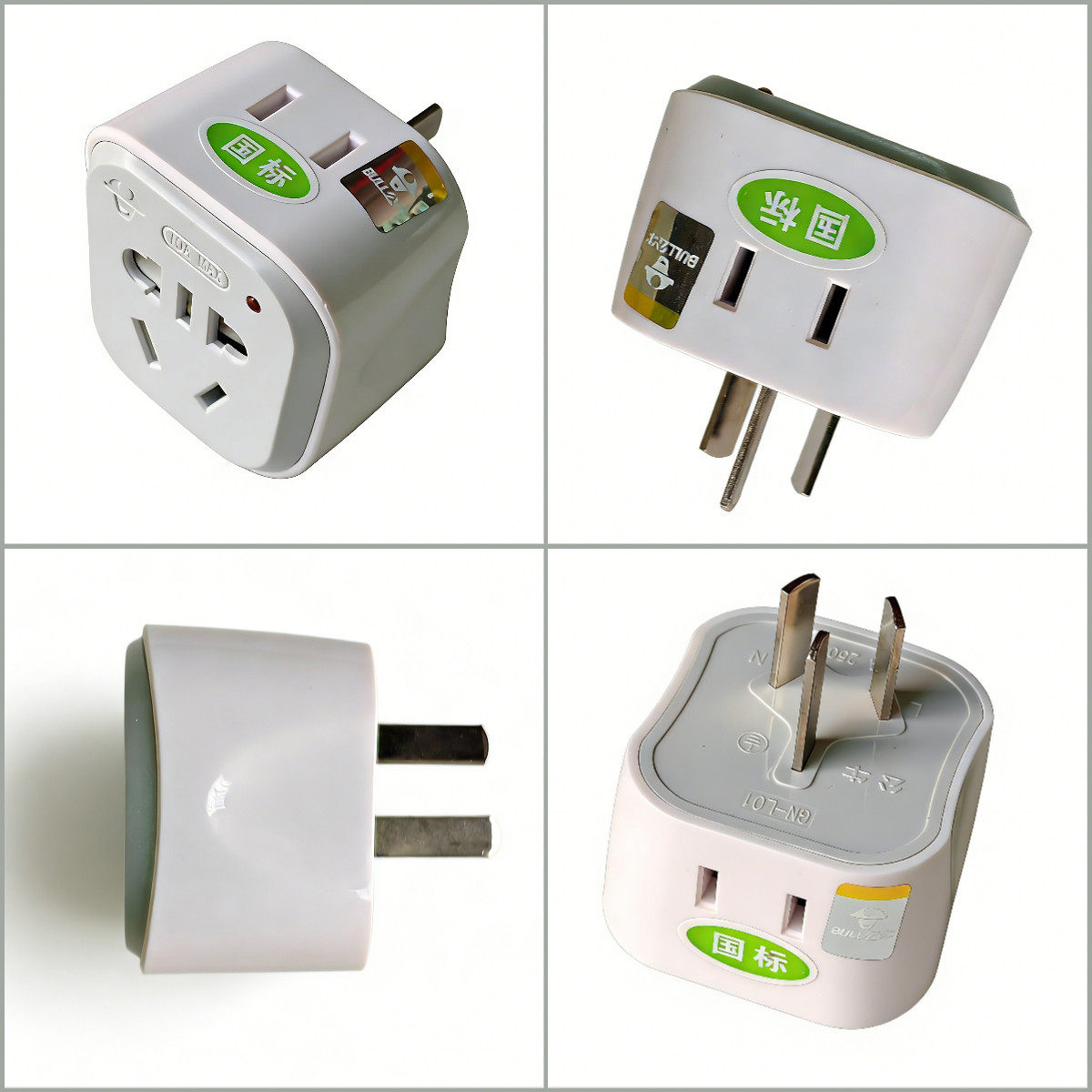 公牛转换器插座插头国标一转二L01吸塑转换插座澳洲新西兰901转换