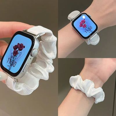 适用华为Fit3表带冰丝发圈夏天透气watch4红米新款小米手环9/8pro