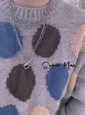 925纯银双层项链925纯银