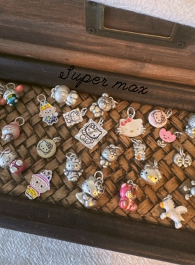 店主最爱的卡通可爱吊坠（闭口圈）925纯银999足银定制手链