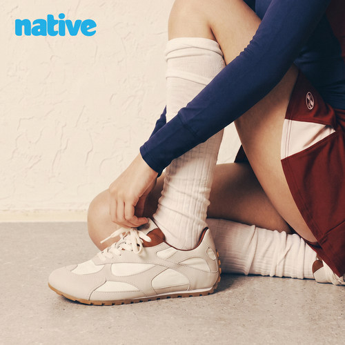 native经典德训鞋秋冬新品男女厚底复古时尚户外休闲鞋运动鞋正品