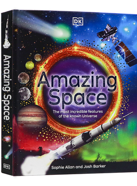 DK百科神奇的太空英文原版 Amazing  Space  自然地理知识科普青少年读物探索世界上不可思议的地方 Anita Ganeri 精装进口书籍