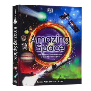 DK百科神奇的太空英文原版 Amazing Space 自然地理知识科普青少年读物探索世界上不可思议的地方 Anita Ganeri 精装进口书籍