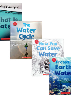 水的力量4册套装 英文原版 Learn About What Is Water 环保主题学乐出版科普知识桥梁书儿童文学地球自然资源进口图书Scholastic