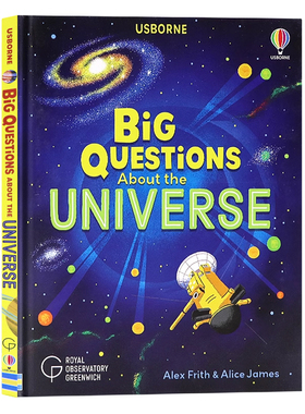 Usborne关于宇宙的大问题 英文原版绘本 Big Questions about the Universe 尤斯伯恩精装大开本儿童科普图解百科全书Alex Frith