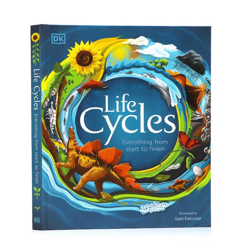 DK百科 生命周期：从事物开始到完成过程 英文原版 Life Cycles: Everything from Start to Finish 儿童科普百科读物