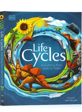 DK百科 生命周期：从事物开始到完成过程 英文原版 Life Cycles: Everything from Start to Finish 儿童科普百科读物