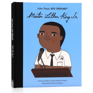 小人物大梦想 马丁路德金 诺贝尔奖 英文原版绘本 Little People Big Dreams Martin Luther King Jr 男孩篇 儿童启蒙励志名人传记