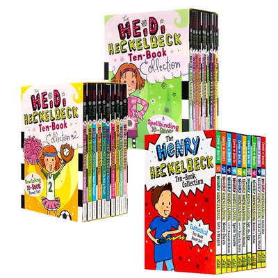 小女巫海蒂 1-20册盒装 英文原版小说 The Heidi Heckelbeck Ten Book Collection 儿童校园故事幽默逗趣 Wanda Coven 桥梁章节书