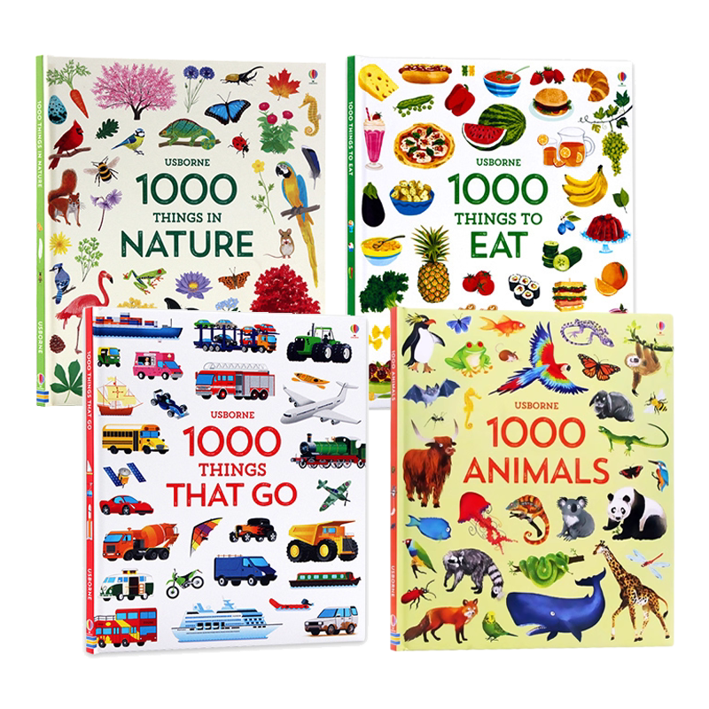 Usborne出品1000Things系列3册