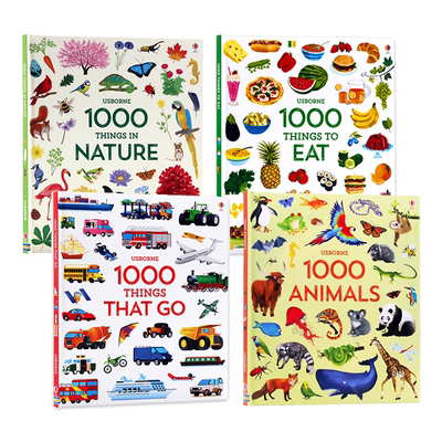 Usborne出品1000Things系列3册