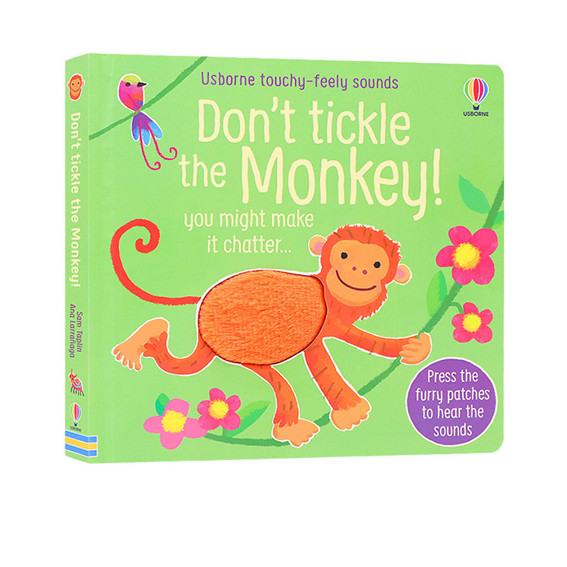 Usborne动物触摸发声书别逗猴子