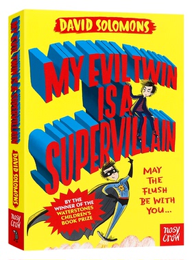 邪恶的我是超级大反派英文原版My Brother is a Superhero 5 My Evil Twin Is A Supervillain 我想成为超级英雄系列 戴维所罗门斯