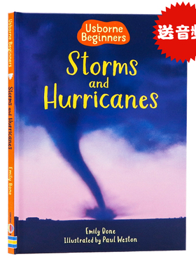 尤斯伯恩初学者系列风暴和飓风 英文原版 Usborne Beginners Storms and Hurricanes 儿童科普绘本 少儿英语启蒙知识百科图画书