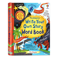 Usborne 如何写一个精彩的故事 英文原版 Write your own story word book 词汇工具书 儿童趣味插图英文学习指南 英语写作小技巧