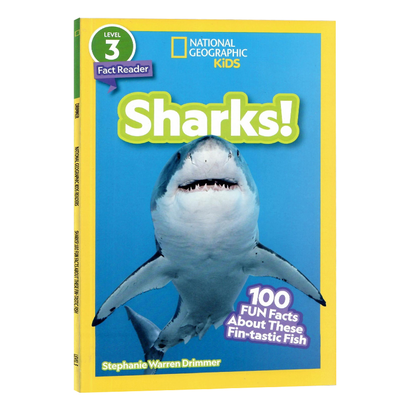 鲨鱼国家地理L3阶段英文原版绘本