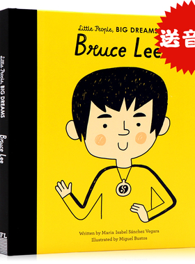 小人物大梦想系列 李小龙 电影明星 英文原版绘本 Little People Big Dreams Bruce Lee 男孩篇 儿童英语启蒙励志读物名人传记精装