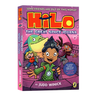 Book11The Great Space HILO系列11宇宙蜥蜴 Winick平装 小说Hilo Iguana儿童全彩漫画桥梁章节小说进口英语书籍Judd 崛起英文原版