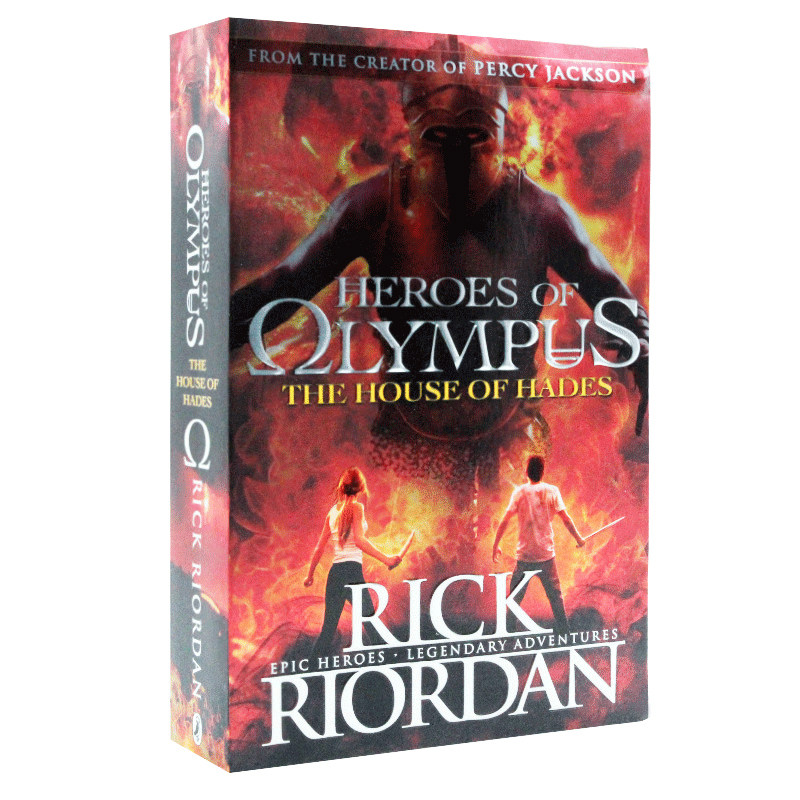波西杰克逊奥林匹斯英雄 决战冥王圣殿 英文原版小说 Heroes of Olympus book 4 The House of Hades 雷克莱尔顿 畅销青少年小说