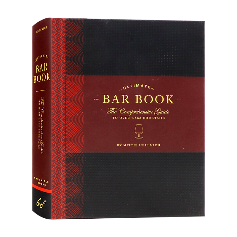 终极酒吧指南英文原版 The Ultimate Bar Book 专业调酒师必备超过1000种鸡尾酒配方大全 从新手入门到进阶工具书精装 酒类爱好者