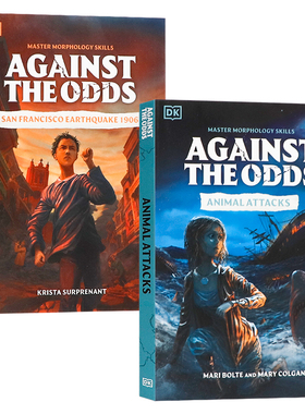DK出版 逆境求生2册 1906年旧金山大地震/动物突袭实录 英文原版 Against the Odds San Francisco Earthquake 1906 儿童科普读物