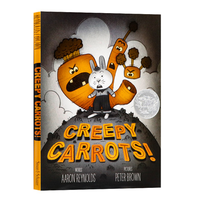 恐怖胡萝卜英文原版精装绘本