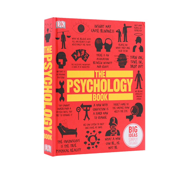 DK 人类的思想百科丛书 心理学百科 英文原版 The Psychology Book DK心理学百科图解 全彩精装版 Big Ideas Simply Explained 书籍/杂志/报纸 原版其它 原图主图