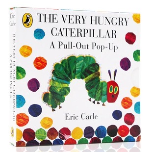 Caterpillar 毛毛虫 Very 好饿 英文原版 启蒙绘本 翻翻书 英文儿童读物 立体书 饥饿 The 廖彩杏书单 Hungry