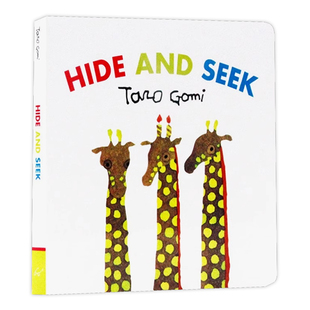 Seek 日本绘本大师Taro 找找看 and 6岁儿童英语启蒙书 五味太郎绘本 社 英文原版 Hide chronicle Gomi美国进口 绘本 books出版