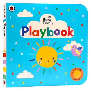Ladybird Baby Touch Playbook 英文原版绘本 小瓢虫触摸书宝宝游乐书 大开本纸板触摸洞洞书 宝宝感官训练思维开发英语读物